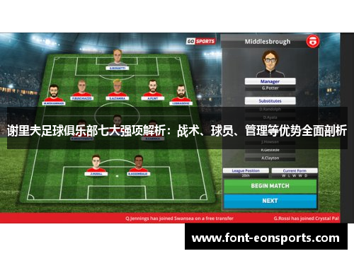 谢里夫足球俱乐部七大强项解析:战术、球员、管理等优势全面剖析